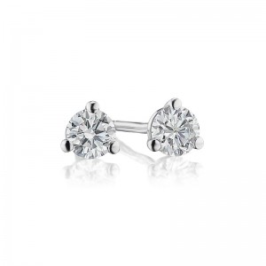 1/4TW Diamond Martini Stud Earrings